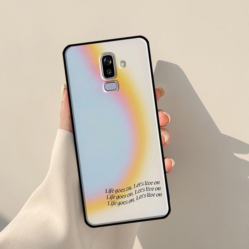 Ins Style Spiritual Angel Energy Hippie Cover For Samsung Galaxy J4 J6 Plus 2018 A6 A7 A8 A9 J8 J1 2016 A3 A5 J3 J7 J5 2017 Case