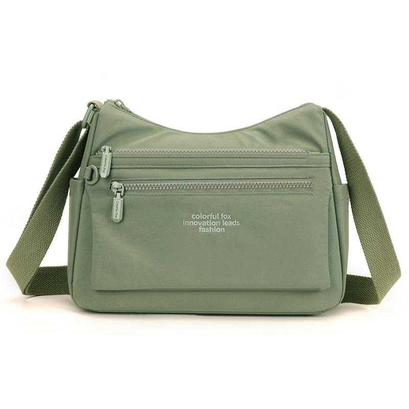 New Large-capacity Messenger Bag Multi-layer Shoulder Bag Mother Satchel Women's Lightweight Waterproof Cloth Bag