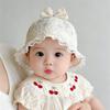 Spring Baby Girls' Fashion Flower Sun Hat - Sun Protection for Young Children