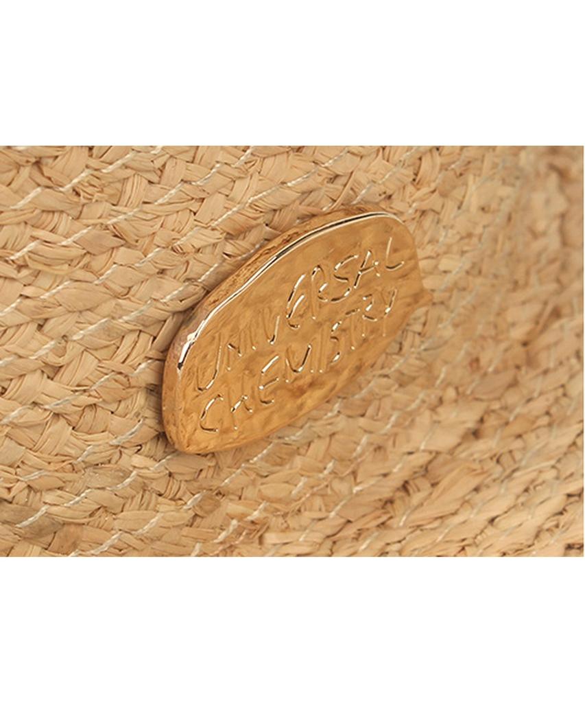 Yunibeosyeolkemiseuteuli Soft Raffia Simple Short Panama Hat Panama Hat