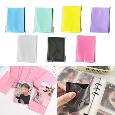 61x91mm Kpop Card Sleeves Album Binder 3 Inch Card Film Game Cards Protector Transparent Frosted Card Cover
