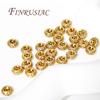 18K Gold Plated Brass Zircon Spacer Bead Accessories For Bracelets,Metal Beads,Separators For Beads,DIY Jewelry Making Supplies
