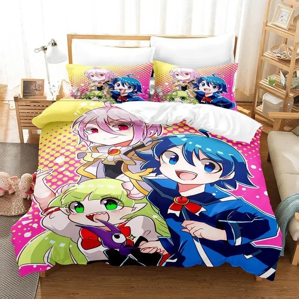 Welcome to Demon School! Iruma-kun Bedding Set Single Twin Full Queen King Size Bed Set Adult Kid Bedroom Home Duvet cover Sets