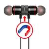 Bluetooth Stereo Metal Magnetic In-ear Headset Hands-free Earphone Headphone