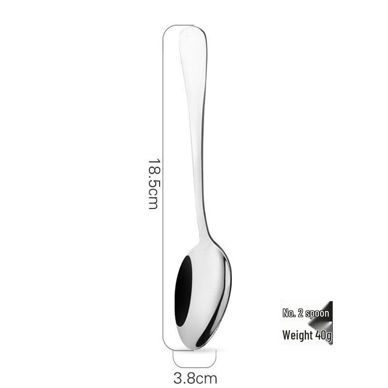 Stainless Steel Cutlery Set: Two-Piece Steak Knife & Fork, Three-Piece Knife, Fork & Spoon