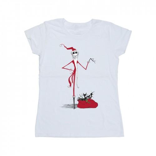 The Nightmare Before Christmas Womens/Ladies Christmas Presents Cotton T-Shirt