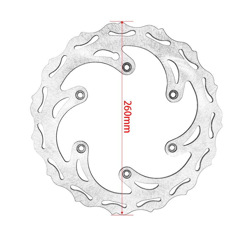 260/220mm Front Rear Brake Disc Rotors For KTM TPi EXC 300 EXC-F 350 SX 125 SX-F 450 XC 200 400 XCF XCW 500 XCW-F 6D 1994-2022