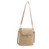 Bag Women's 2025 New Spring and Summer Straw Bag Small Fresh Crossbody One Shoulder Lace Flower Woven Bucket Bag