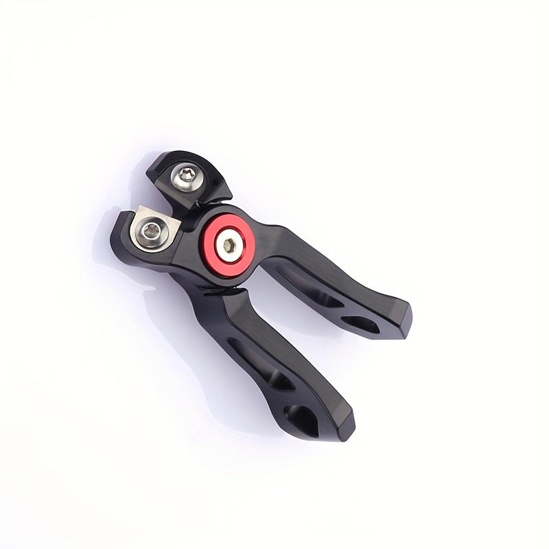 

1 шт. Мини-ножницы для рыбалки из алюминиевого сплава, Портативный компактный кусачки для лески, Могут быстро резать PE-лески, Плетеные лески, Нейлоновые лески чёрный