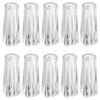 10pcs Pull Cord Tassel Clear Plastic Drawstring Tassels for Window Blinds Pull Cord Roman Shades Curtain Crafts