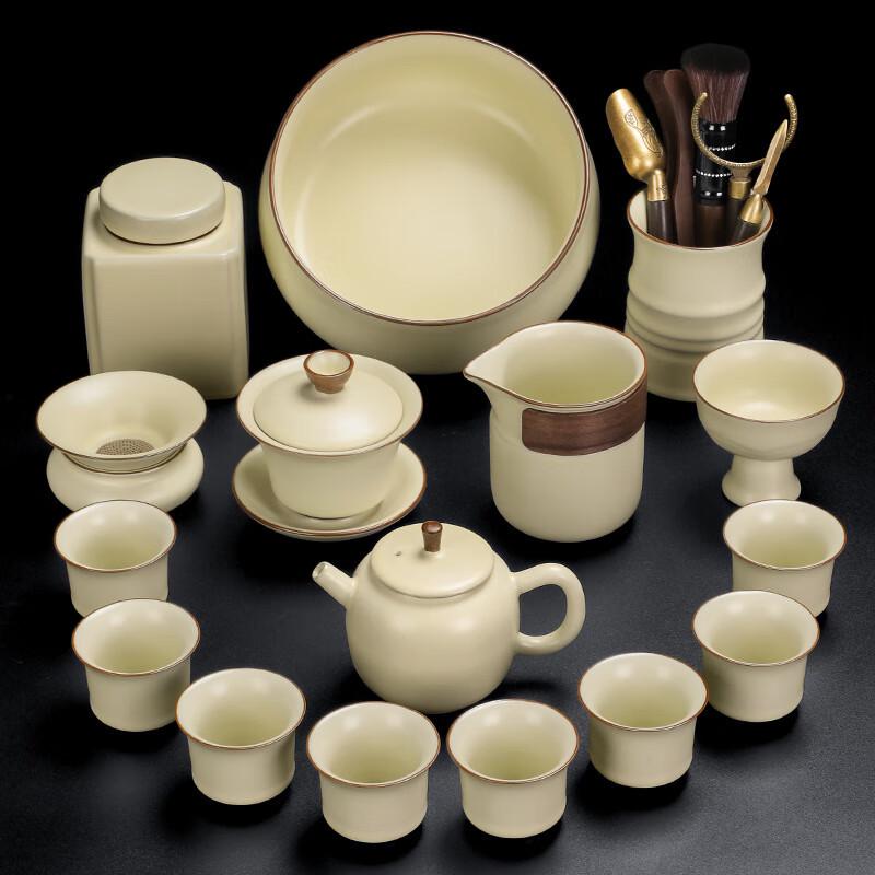 

Ru Kiln Crystal Porcelain Tea Set
