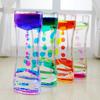 Acrylic Liquid Hourglass Timer Pressure-reducing Two-color Liquid Oil Drain Creative Oil Drop Process Desktop Display Hourglass