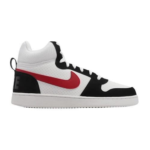 Nike Court Borough Mid 'White Red Black' 838938-104 Men's Shoes