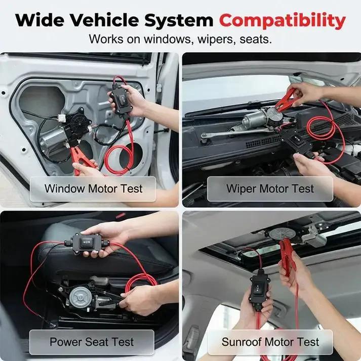 Universal Car Motor Diagnostic Tool, Scanner and BatteryTester, Check Engine Light, Evap Test, Cranking &Charging System Test