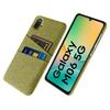 For Samsung Galaxy A06 5G/M06 5G Case Cloth+Hard PC Phone Cover with Dual Card Slots