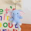 Trendy Elephant Plush Keychain For Woman With Cute Charm, Bag Charm Decorative Accessory For Keys, Bags & Backpacks Gift