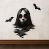 Self-Adhesive Halloween Wall Decals Thriller Hallween Window Sticker  Home Decoration
