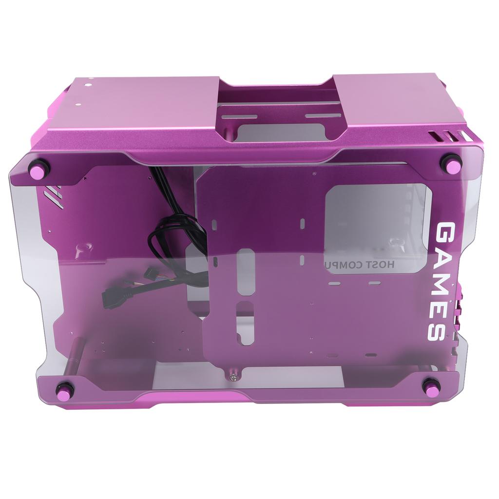 ZEAGINAL PC Case Water Cooled Unique Design Premium Material Durable Wear Resistant Anticorrosion USB3.0 ATX Case