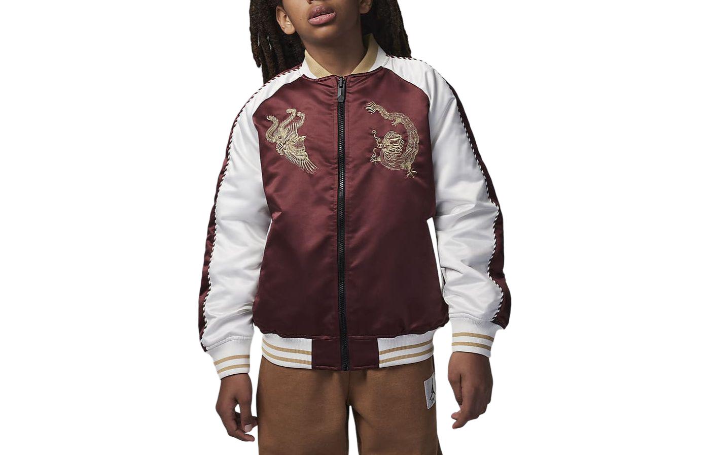 Jordan Jackets & Coats MJ Chinese New Year Dark Team Red Kids HJ8054-619 XL