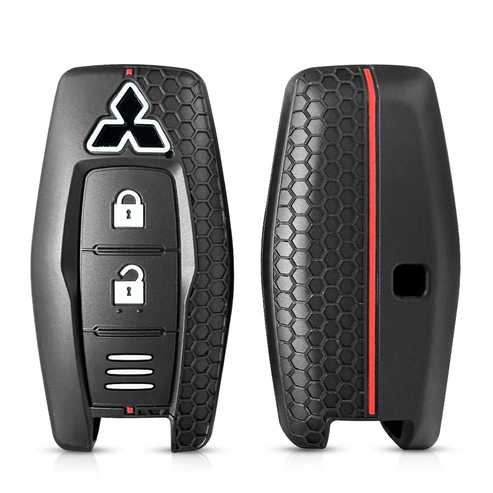 

For Mitsubishi Triton Glx Triton Silicone Remote Car Key Fob Cover Case Key Holder Keychain Accessories Keyring