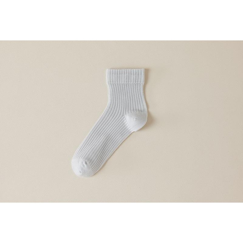 Pończochy z jedwabiu morwowego dla dzieci, na wiosnę i lato, cienka siateczka, bezszwowe, antybakteryjne, dezodoryzujące, pochłaniające pot, skarpetki do połowy łydki Lolita