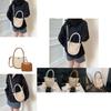 Trendy Summer Korean Style Woven Bag In Beige And Brown For Casual Outings
