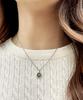 Jbans Classic Cute Embossed Heart Pendant Necklace (C2403-An823_Sv)