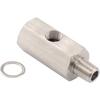 Edelstahl 1/8'' BSPT Öldrucksensor Sender T-Adapter auf 1/8 NPT Gauge T-Stück Autozubehör VR-OGA02