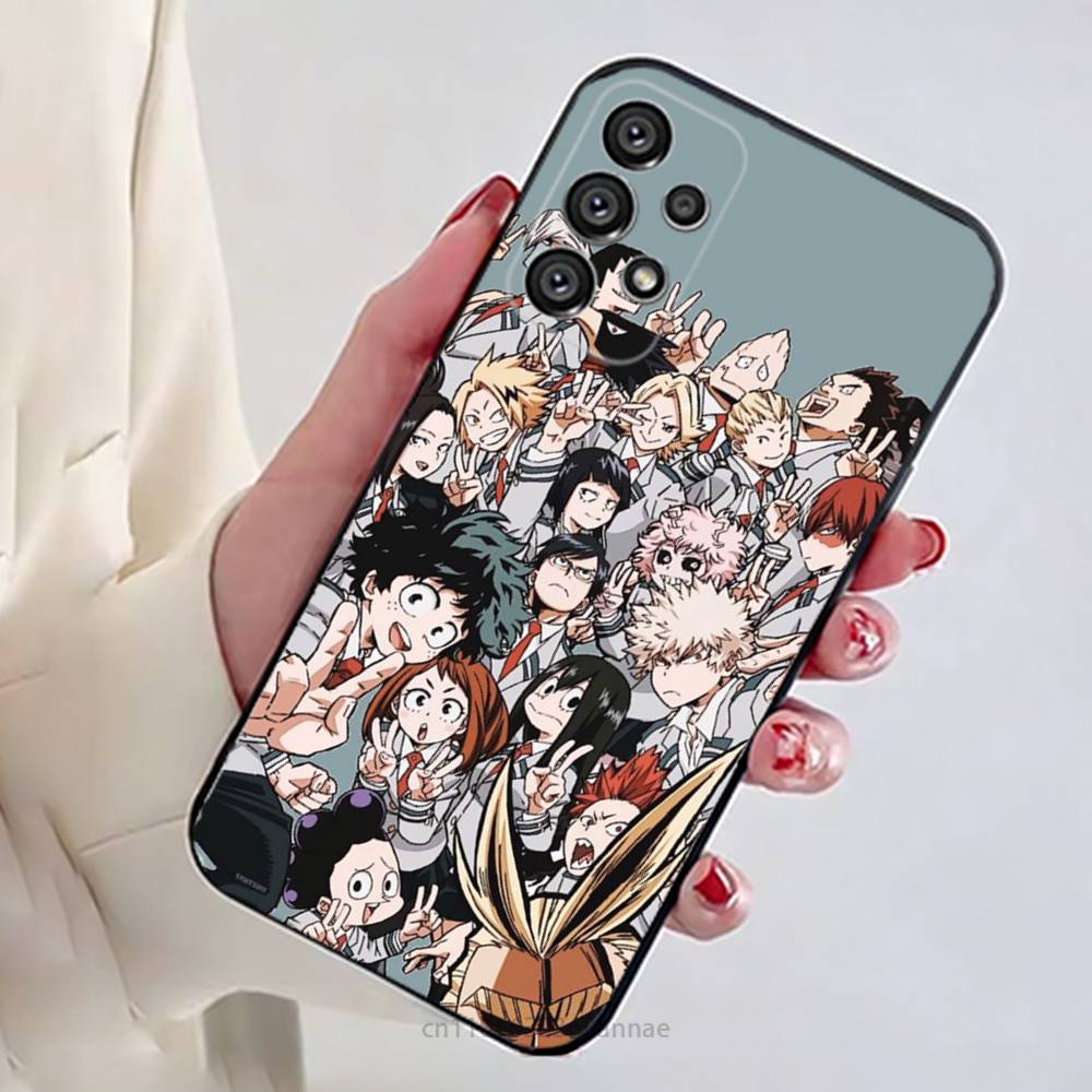 

Deku Bakugou Shouto Hero A-Academia Phone Case for Samsung Galaxy A73,23,53,33,14,24,13,72,22,52,32,54,A34 Soft Cover Samsung A30