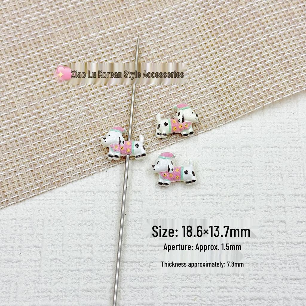 Cartoon-Welpen-Perlen für DIY-Schmuck & Accessoires