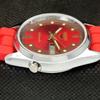 Generalüberholte Vintage-Armbanduhr „SEIKO 5“ aus Japan, Automatik, D/D, Rot, 593a-a311236-9