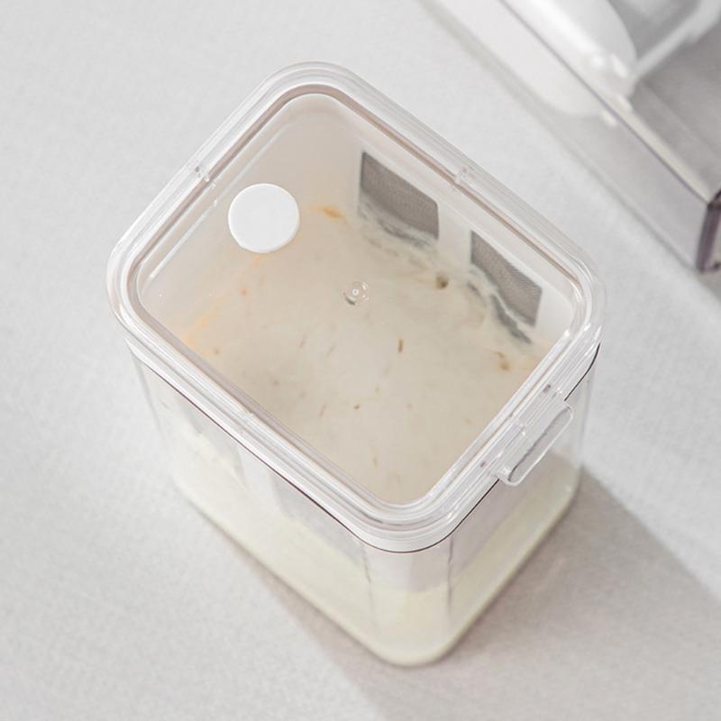 Manual Yogurts Strainer Stainless Steel Strainer Efficient Whey Separation Tool for Breakfasts Desserts and Healthy Meals