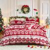 2025 New Christmas Theme Duvet Cover Set Luxury Soft Bedding Set with pillowcase skin-friendly machine washable Room Decor Gift