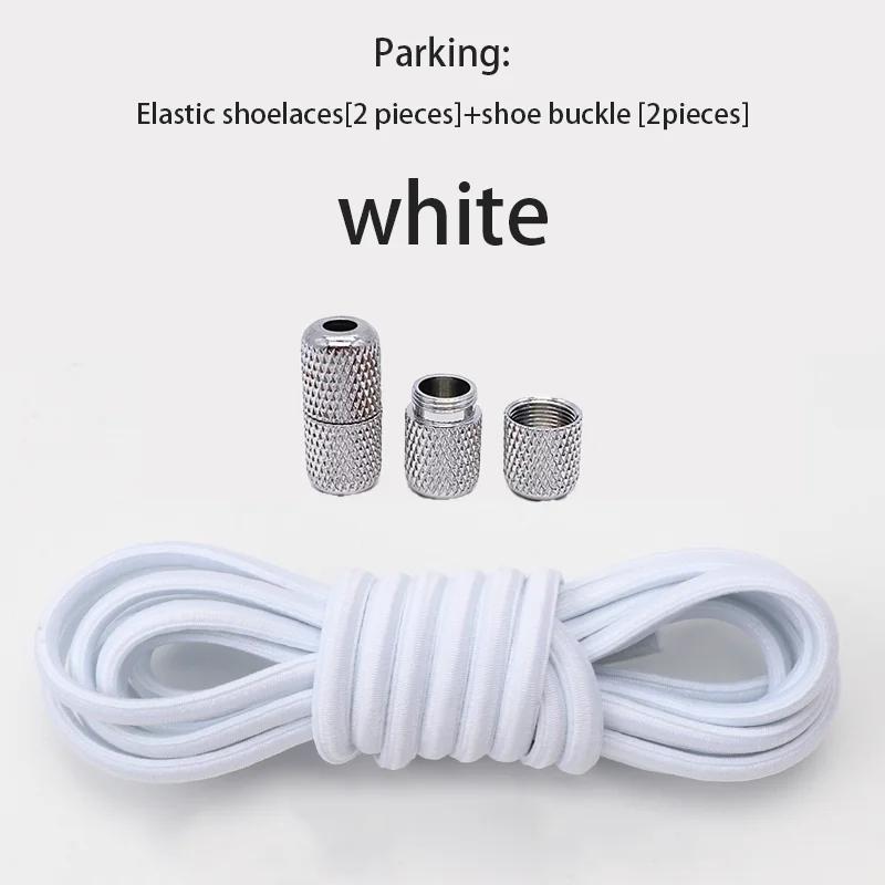 Round Elastic Shoelaces for Sneakers No Tie Shoelace Tennis Shoe Laces Without Ties for Kids Adult Rubber Bands Shoes Accessorie