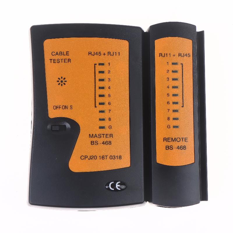 

468 Network Ethernet Cable Tester UTP/STP Shielded Cable And Telephone Line Connectivity Check Tool - Network Testing Tool