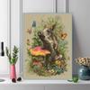 Warthog and plants Pattern  3pcs 100% Round Full Drill 5D DIY Diamond Painting Embroidery Cross Stitch Rhinestone Décor