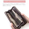 Clelia Women's Long Wallet, Large Capacity, Round Zipper, Gift Box Included, Bellezza Series [CL-11545] (Midorine (2026 Limited Edition Color))