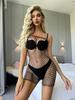 Sexy Underwear Onesie Mesh Sexy Hollow Suspender Skirt Skirt