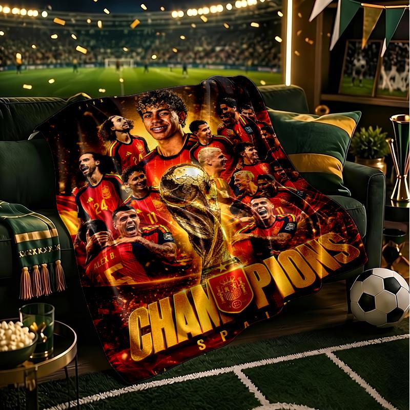 Spain's Ya-mal Celebration Blanket Lightweight Ideal Bedding Blanket Perfect for Travel, Camping, Living Rooms, Offices, Sofas, Fan Christmas Gift