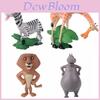 Madagascar Movie Action Figures 4pcs Doll Collection Toy For Kids Cute And Mini Toy