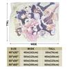 Shigure Minaduki and Fraise Nekopara Anime Blanket Flannel Funny Soft Throw Blankets for Bed Sofa Autumn/Winter