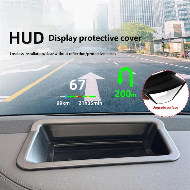 ABS HUD Display Cover For Selected Car Dashboard Head-Up Display Protector Prevents Dust And Scratches
