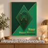 Werder Bremen FC Custom Name Text 5D Diamond Painting Kit DIY Full Drill Diamond Art Decoration