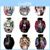Suicide Squad 2 Bluza z kapturem i kurtką Harley Quinn 3D Bądź stylowy i modny w tym kostiumie superbohatera