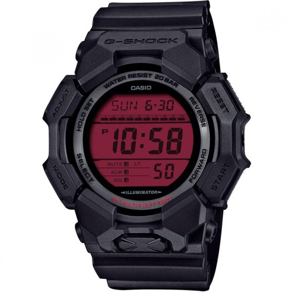 

Casio G Shock G Shock Black And Bold Red Gd 010bbr 1jf