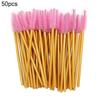 50Pcs Disposable Mascara Wands Eyelash Brushes Applicator Makeup Tool Portable
