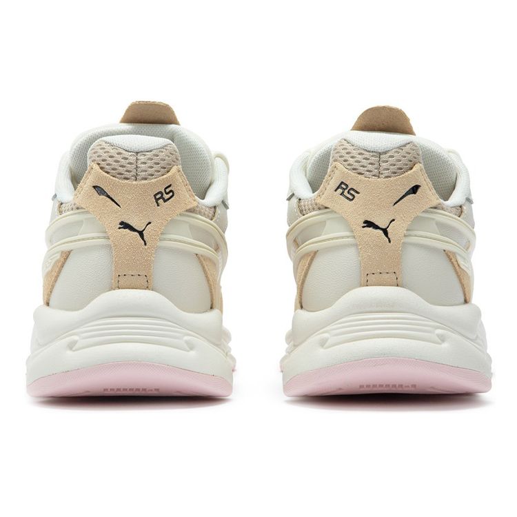 Puma Sapatos Casuais Esportivos de Tecido Rs-Connect de Cano Baixo para Estilo de Vida Sapatos Unissex Branco Sujo 387730-01