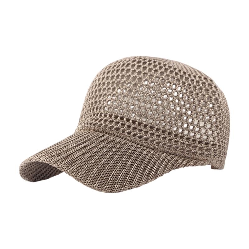 Quick Dry Breathable Baseball Cap Lightweight Mesh Sun Hat with Ventilation for Outdoor Activities