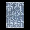 Handmade Jewelry Pendant Resin Casting Mold Tool Religious Theme Keychain Crystal Resin Mold DIY Crafts UV Epoxy
