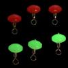 20Pcs/Bag Cross-Line Swivels & Bead T Shape Pulley Slide Rig Connector Fishing